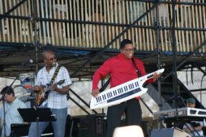 Lionel Loueke and Herbie Hancock, Newport Jazz Festival